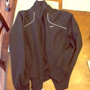 Nike women’s medium track jacket. Black.